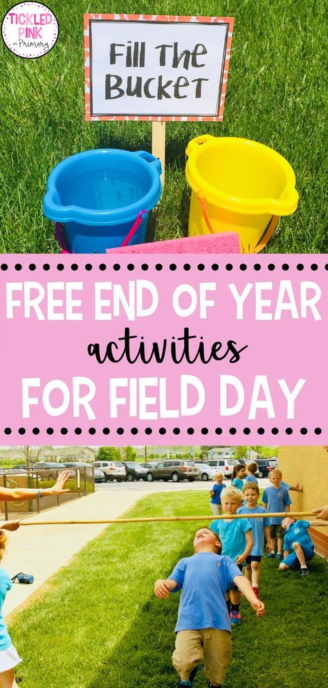 Kinder End Of Year Activities, First Day Of School Outdoor Activities, Kindergarten Water Day, Ideas For Fun Days At School, Last Day Of Camp Activities, End Of Summer Bash For Kids, Inside Field Day Activities, Field Day Games Preschool, Field Day For Preschoolers