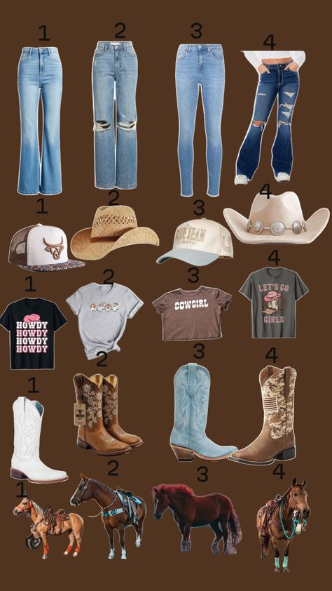 Pick your cowgirl outfit. Cute Cowgirl Outfits Summer, Cowgirl Aesthetic Outfit, Stagecoach Outfit Ideas, Cowgirls Outfits, Summer Cowgirl Outfits, Stagecoach Outfit, Summer Cowgirl, Cute Cowgirl Outfits, Cowgirl Outfit