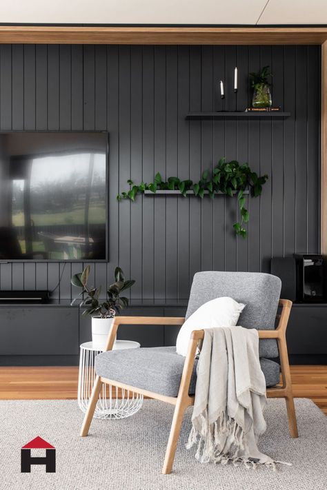 Tv Unit Feature Wall, Vj Tv Wall, Vj Panneling Tv Wall, Vj Panneling Lounge Room, Vj Feature Wall, Tv Wall Feature Ideas, Lounge Room Feature Wall Ideas, Vj Panelling Lounge Room, Basement Feature Wall Ideas