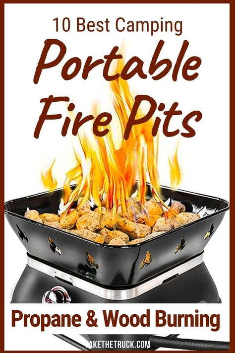 Best Portable Fire Pits for Camping Fire Pit Patio Diy, Fire Pit Camping, Portable Propane Fire Pit, Fire Pit Plans, Portable Fire Pit, Cabin Weekend, Camping Fire Pit, Portable Fireplace, Camping Fire