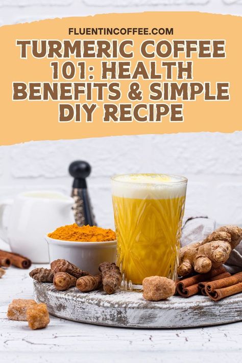 Ways To Use Turmeric Powder, Tumeric Drinks Recipes, Turmeric Drinks For Inflammation, Tumeric Shots Diy, Tumeric Coffee, Turmeric Coffee Recipe, Healthy Hot Drinks, Coffee Recommendations, Turmeric Drinks