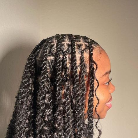 Boho Invisible Locs, Boho Chest, Invisible Locs, Boho Twists, Cami Romper, Hairstyle Inspo, Goddess Locs, Pretty Braided Hairstyles, Let Your Hair Down