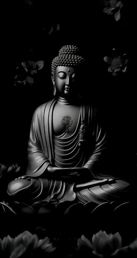 Black Wallpaper Hd 1080p, Buddha Image Wallpaper Hd, Buddha Art Drawing, Buddha Artwork, Logo Wallpaper Hd, Wallpapers Cartoon, Buddha Life, Scenic Wallpaper, Beautiful Nature Wallpaper Hd