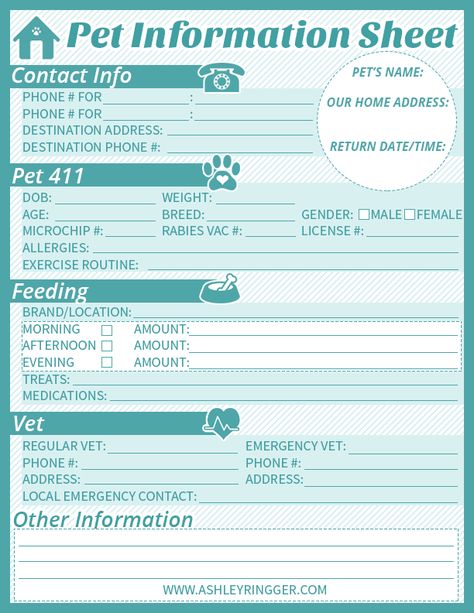 FREE PET SITTER PRINTABLE Pet Information Sheet, Dog Boarding Ideas, Animal Tips, Dog Boarding Facility, Pet Information, Kat Diy, Pet Sitting Business, Dog Walking Business, Dog Hotel