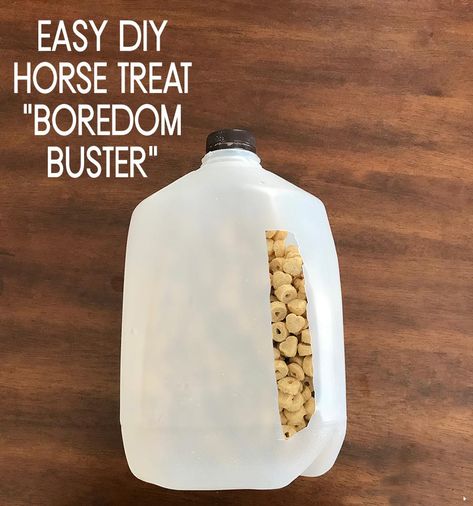 Easy DIY Horse Treat Toy | Boredom Buster for Your Horse | Thinking Toys Colorado Homestead, Equine Enrichment, Horse Enrichment, Diy Horse Toys, Toys For Horses, Feeding Horses, Homemade Horse Treats, Zoo Enrichment, Horse Hacks