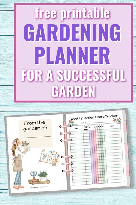 Finally have a successful garden this year with this free printable feminine garden planner! This lovely garden planner free printable includes garden chore trackers, garden layout planners, harvest logs, plant profiles, and more. Click through to get your free garden planner printable today! Plant Planner Printable, Garden Planner Journal, Garden Template Free Printable, Garden Planner Layout, Plant Journal Template Free Printable, Free Garden Planner Printable, Garden Journal Printables Free, Gardening Templates, Gardening Homeschool