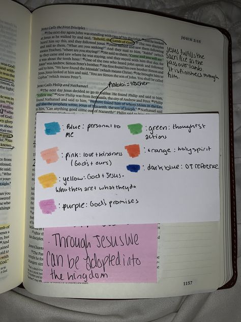 Bible Study Note Taking Ideas, Writing On Bible Edges, Bible Note Taking Ideas, Bible Study Notes Journal Genesis, Taking Notes In Bible, Bible Note Taking Tips, Bible Note Taking, How To Organize Your Bible, Note Taking Bible