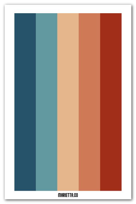 Retro Color Palette, Palette Inspiration, Paint Color Palettes, Vintage Color, Retro Music, Retro Color, Retro Art, Vintage Colors, Color Palettes