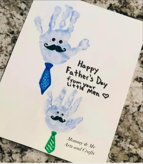 Baby Art Crafts, Toddler Projects, Diy Father's Day Crafts, Dad Crafts, Big Brother Little Brother, Fathers Day Art, Father's Day Activities, Baby Art Projects, Toddler Art Projects