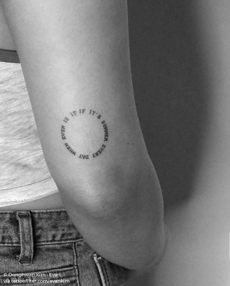 Circular Tattoo, Round Tattoo, Coordinates Tattoo, Literary Tattoos, Circle Tattoos, Circle Tattoo, Triangle Tattoos, Text Tattoo, Friendship Tattoos