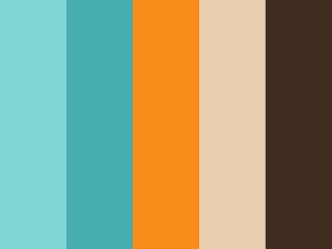 Mint Green And Orange Wedding, Orange And Mint Aesthetic, Mint And Orange Wedding, Orange Mint Plant, Mint Green And Orange, Palette Living Room, Living Room Color Palette, Room Color Palette, Mint Green Decor