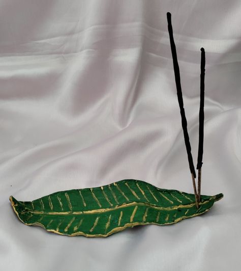 Incense sticks, clay art, leaf, incense sticks holder, diy, Diwali Easy Clay Incense Holder, Leaf Incense Holder, Incesence Holder Clay, Air Dry Clay Insence Holder, Insence Holder Diy Clay, Inscent Holder Diy, Diy Insence Holder, Diy Incense Holder Easy, Insence Holder Ideas Clay