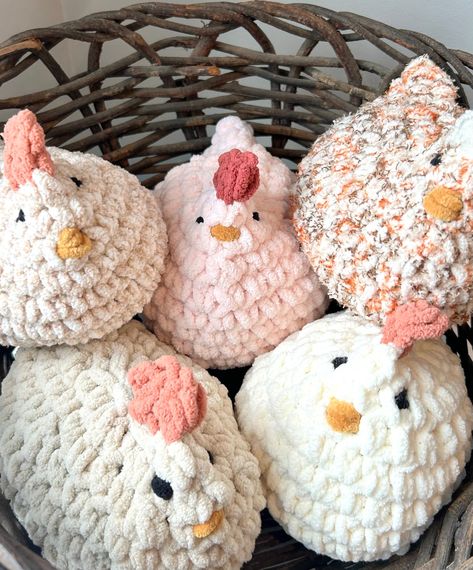 Crochet Chicken Plushie Farmhouse Home Decor Mable Chunky Chicken Stuffed Animal Amigurumi Chicken Lover Gift Farm Nursery Decor Chicken Stuffed Animal, Farm Animal Nursery Decor, Amigurumi Chicken, Farm Nursery Decor, Animal Amigurumi, Chicken Lover Gifts, Chicken Stuffed, Farm Nursery, Crochet Chicken