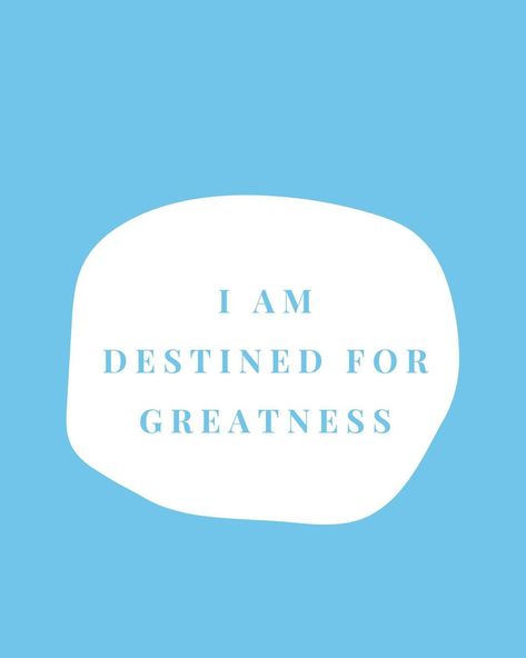 Train Your Mind🧠 on Instagram: “I Am Destined For Greatness✨ #dailyaffirmations #dailymotivation #dailyinspiration #quotes #quotestagram #quotestoliveby #positivemindset…” I Am Destined For Greatness, Destined For Greatness, About Success, Train Your Mind, Success Affirmations, Words Of Affirmation, Work Life Balance, Work Life, Daily Motivation