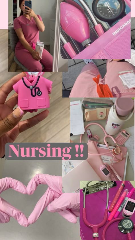 Vision Board Pictures Career Nurse, Aesthetic Nurse Pics, Nurse Life Aesthetic, Registered Nurse Aesthetic, Nursing Vision Board, Cna Aesthetic, Nursing Aesthetic, Nurse Goals, Nursing Major