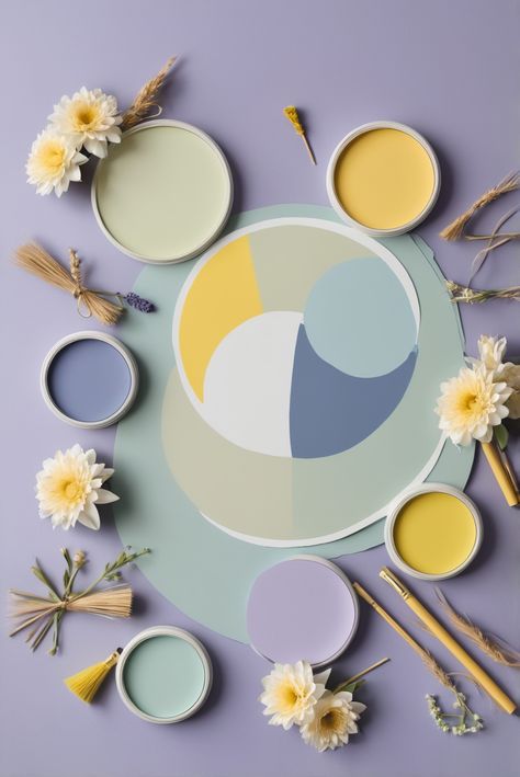 Discover the best 5 Sherwin Williams color palettes featuring lilac and lemon yellow for a kitchen filled with fresh and inviting vibes. Perfect for injecting color into your daily routine!
#ad  


#kitchen
#wallpaint2024
 #color2024
 #DIYpainting
 ##DIYhomedecor
 #Fixhome Shades Of Yellow Color Palette, Lilac Walls, Lavender Kitchen, Shades Of Yellow Color, Ad Kitchen, Sherwin Williams Color Palette, Top Paintings, Color Palette Yellow, Sherwin Williams Colors