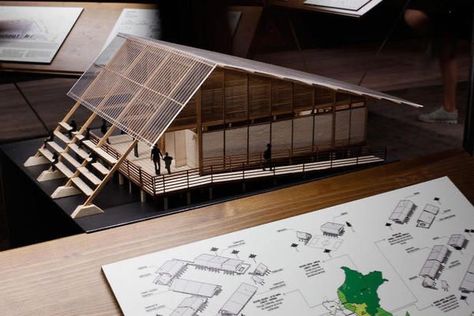 Biennale Venezia, Timber Architecture, Concept Models Architecture, Resort Architecture, Arch Model, Architecture Model House, Architecture Model Making, Architecture Concept Drawings, Roof Structure