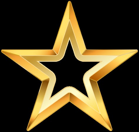 Gold Star Png, Star Transparent, Star Png, Stars Gold, Star Clipart, Photo Logo Design, Clip Art Png, Star Background, Clear Background