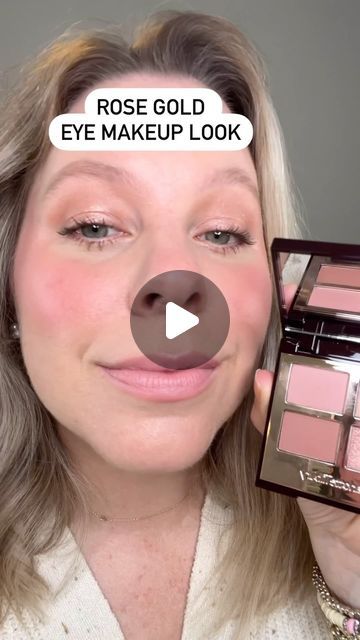 Rose Gold Makeup Tutorial, Rose Eyeshadow Looks, Makeup For Rose Gold Dress, Pink And Gold Eyeshadow Looks, Rose Gold Eye Makeup Tutorial, Rose Gold Eyeshadow Looks, Gold Dress Makeup, Rose Gold Smokey Eye, Rose Makeup Tutorial