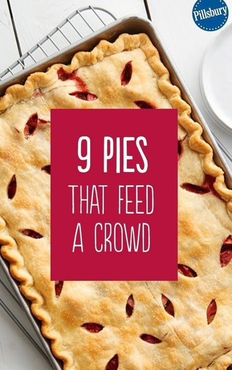 Slab Pies, Slab Pie Recipes, Dessert Oreo, Slab Pie, Desserts Keto, Feed A Crowd, Cooking For A Crowd, Desserts For A Crowd, Pie Pan