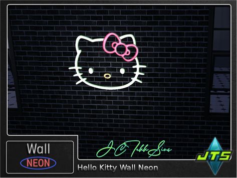 The Sims Resource - Hello Kitty Neon Wall Light Sims 4 Cc Hello Kitty Mirror, The Sims Resource Hello Kitty, Ts4 Led Lights Cc, Hello Kitty Sims 4 Mods, Sims 4 Cc Hello Kitty Tattoo, Sims 4 Cc Furniture Led Lights, Ts4 Neon Lights Cc, Wall Lights Sims 4 Cc, Sims 4 Cc Neon Wall Lights