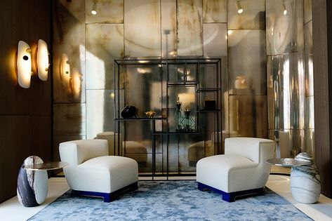 Minotti Furniture, Achille Salvagni, Brass Living Room, Interior Design Presentation, Living Spaces Furniture, Living Room Lounge, Breakfast Table, Top Interior Designers, Contemporary Living Room