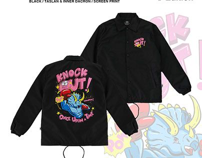 Coach Jacket Design, Design Jacket, Illustration Graphic Design, Coach Jacket, Graphic Design Adobe, Jacket Design, Knock Knock, Knock Out, Fashion Illustration