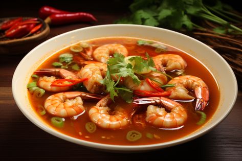 Tom Yum Soup Recipe Tom Yum Noodle Soup, Tom Yum Soup Recipe, Tom Yum Soup, Tom Yum, Kaffir Lime Leaves, Kaffir Lime, Fish Sauce, Fresh Cilantro, Noodle Soup