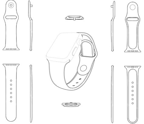 Apple Watch Drawing, Modelling Reference, Watch Sketch, Mood Board Layout, Apple Watch Design, Apple Watch Edition, Christmas Desktop Wallpaper, Watch Drawing, Board Layout