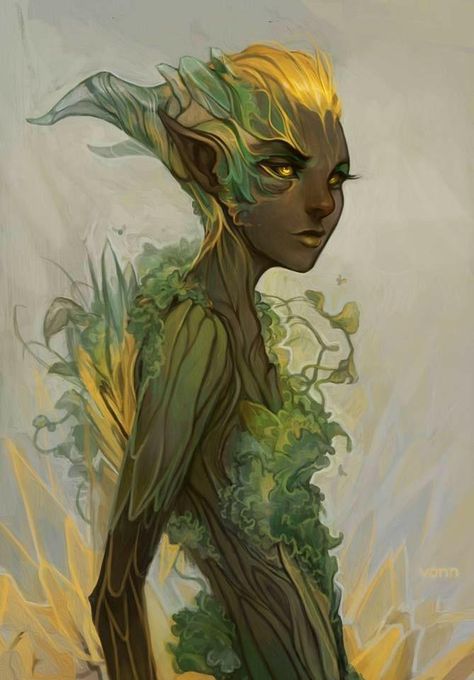 Elemental Fae Earth Elemental, Heroic Fantasy, Forest Spirit, Six Feet Under, Arte Fantasy, Samara, Magical Creatures, Creature Design, Character Portraits