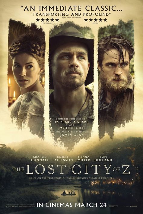 The Lost City Of Z Lost City Of Z, The Incredible True Story, The Lost City, Movies Worth Watching, I Love Cinema, Movie Posters Design, Cinema Movies, Sienna Miller, Charlie Hunnam