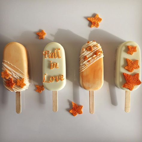 Cakepop Thanksgiving, Fall Popsicles, Autumn Cakesicles, Fall Cakesicles Ideas, Thanksgiving Cakesicles, Fall Cakesicles, Cakesickles Ideas, Thanksgiving Cakepops, Cake Sickles