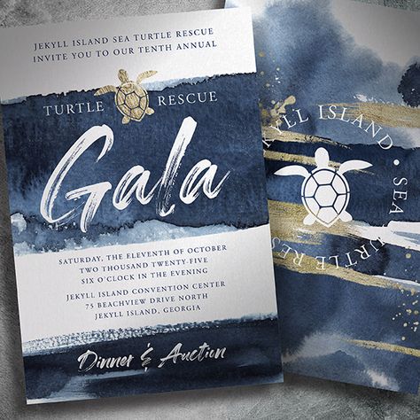 Charity Event Invitation, Auction Invitation, Dark Lake, 40 Anniversary, Gala Invitation, Art Fundraiser, Charity Ball, Sarah Mclachlan, Dance Decorations