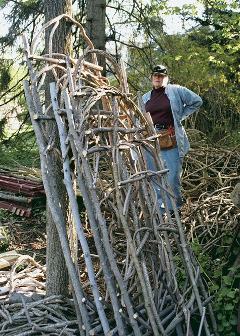 Rustic Trellis, Building A Trellis, Grape Trellis, Diy Garden Trellis, Arbors Trellis, Diy Trellis, Garden Vines, Trellis Design, Garden Trellis