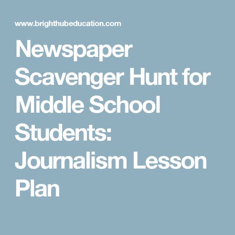 High School Newspaper, Yearbook Class, School Newspaper, Middle School Literacy, Middle School Lesson Plans, Middle School Lessons, Middle School Writing, Writing Classes, Middle School English