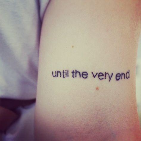 The other side of my Deathly Hallows tattoo "'Until the very end', said James"   #deathlyhallows #harrypotter #tattoo @Larissa Roussille Until The Very End Tattoo, Marauders Tattoo Ideas, Lumos Tattoo, Marauders Tattoo, Always Harry Potter Tattoo, Teen Wolf Tattoo, Hallows Tattoo, End Tattoo, Cousin Tattoos