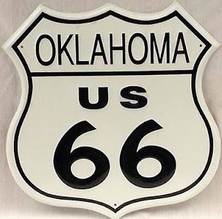 Oklahoma is OK Route 66 Oklahoma, Bobby Troup, Route 66 Arizona, American Roadtrip, Route 66 Sign, Route 66 Road Trip, Transportation Poster, California Poster, Historic Route 66