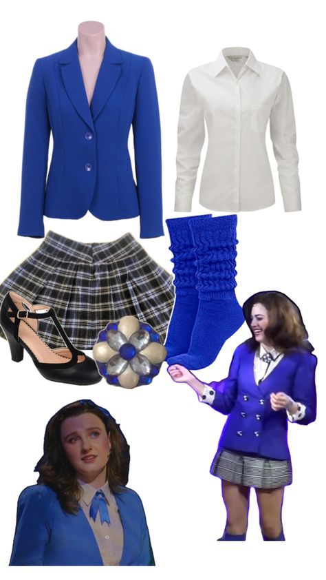 This is my Halloween cosplay lol The Heathers Veronica, Heathers The Musical Halloween Costumes, Heathers The Musical Cosplay, Jd Heathers Halloween Costume, Heathers The Musical Outfits, Veronica Sawyer Heathers Musical, The Heathers Costume, Veronica Sawyer Halloween Costume, Veronica Heathers Costume