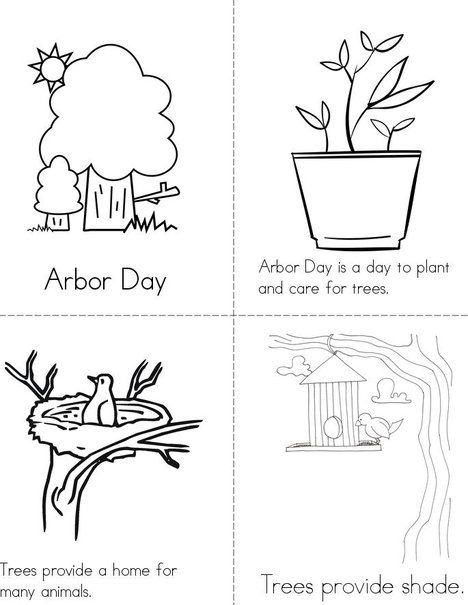 Arbor Day Mini Book from TwistyNoodle.com Arbor Day Coloring Page, Earth Week Preschool, Seasons Worksheets, Earth Week, Holiday Worksheets, Twisty Noodle, Arbor Day, Tree Day, Worksheets Kindergarten