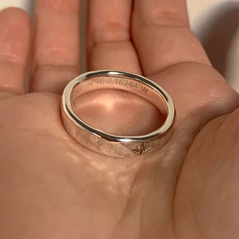 Engraved Rings For Him Silver, Minimalist Silver Engraved Ring As Gift, Elegant Silver Engraved Ring For Marriage, Minimalist Engraved Stainless Steel Promise Ring, Cheap Silver Engraved Ring For Men, Simple Wedding Rings Engagement, Engraved Rings Personalized, Mens Silver Wedding Bands, Meaningful Rings