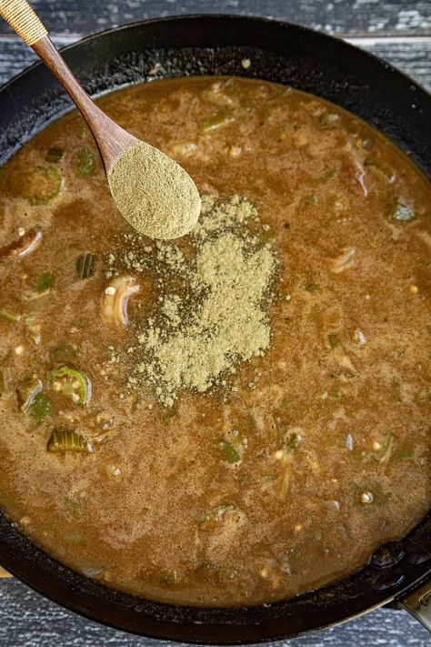 Paul Prudhomme Gumbo, Filet Gumbo Recipe, Cajun Gumbo Recipe Authentic, Gumbo File Powder Recipe, File Gumbo Recipe, Louisiana Gumbo Recipe Authentic, Gumbo Seasoning, Gumbo Recipe Authentic, Gumbo File Recipe