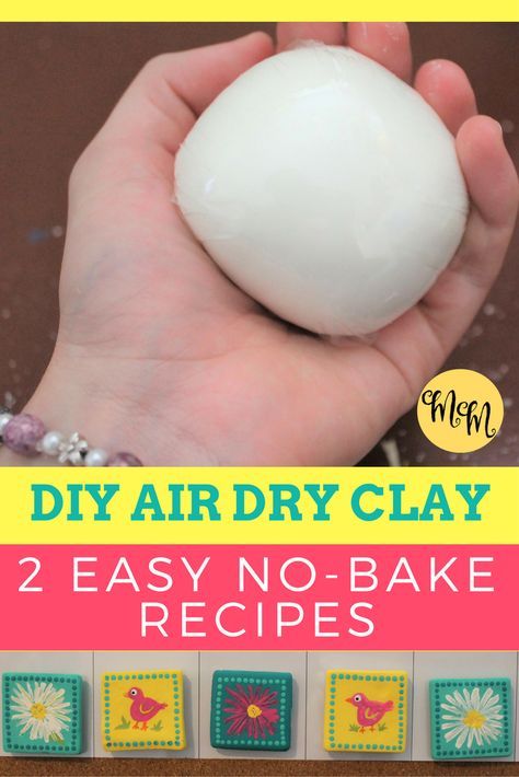 Air Dry Clay Recipes, Air Dry Clay Magnets, Easy Air Dry Clay, Modeling Clay Recipe, Clay Recipes, Make Your Own Clay, Polymer Clay Owl, Clay Recipe, Everyday Crafts