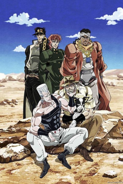 Jojo Twitter, Crusader Wallpaper, Jojo Stardust Crusaders, Jojos Bizarre Adventure Jotaro, Adventure Picture, Cocoppa Wallpaper, Chinese Cartoon, Jojo Parts, Jojo's Bizarre Adventure Anime