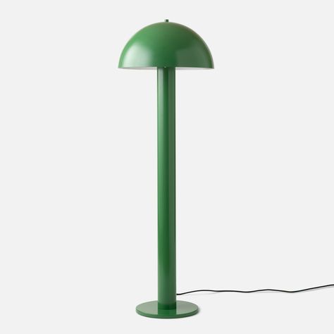 Funky Floor Lamp, Green Floor Lamp, Charismatic Personality, Hallway To Bedrooms, Standing Lamps, Modern Floor Lamp, Clock Wallpaper, Flush Mount Chandelier, Vintage Floor Lamp