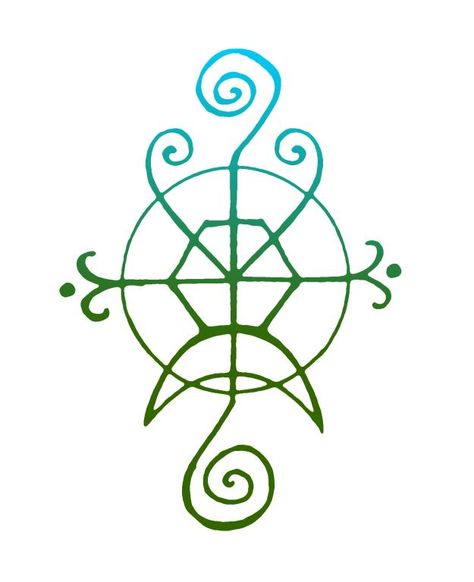 Gaia Tattoo Symbol, Gaia Tattoo, Protect The Environment, Sigil Tattoo, Witch Tattoo, Symbolic Tattoos, Modern Traditional, The Gathering, The Earth