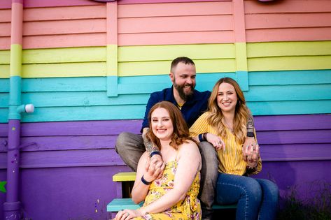 Polyamory Triad Portraits - Austin LGBT & Poly Wedding Photography Poly Wedding, Poly Couple, Love Poems For Him, Polyamorous Relationship, Poems For Him, Romantic Photoshoot, Pose Reference Photo, Just Friends, Elopement Photography