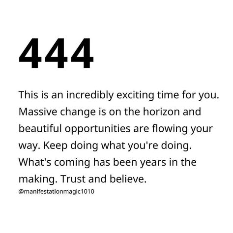 Meaning Of 444 Angel Number, Get Know About Numerology (4444) 444 Signification, Meaning Of 444, 444 Meaning, 444 Angel Number, Dreaming Quotes, Angel 444, Quotes Thankful, Spiritual Awakening Signs, Quotes Positivity