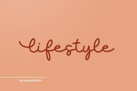 lifestyle // free handwritten font on Behance Bold Cursive Font, Cute Cursive Font, Pretty Cursive Fonts, Cursive Fonts Handwritten, Brush Lettering Font, Free Cursive Fonts, Monoline Script, Free Handwritten Fonts, Free Fonts For Designers