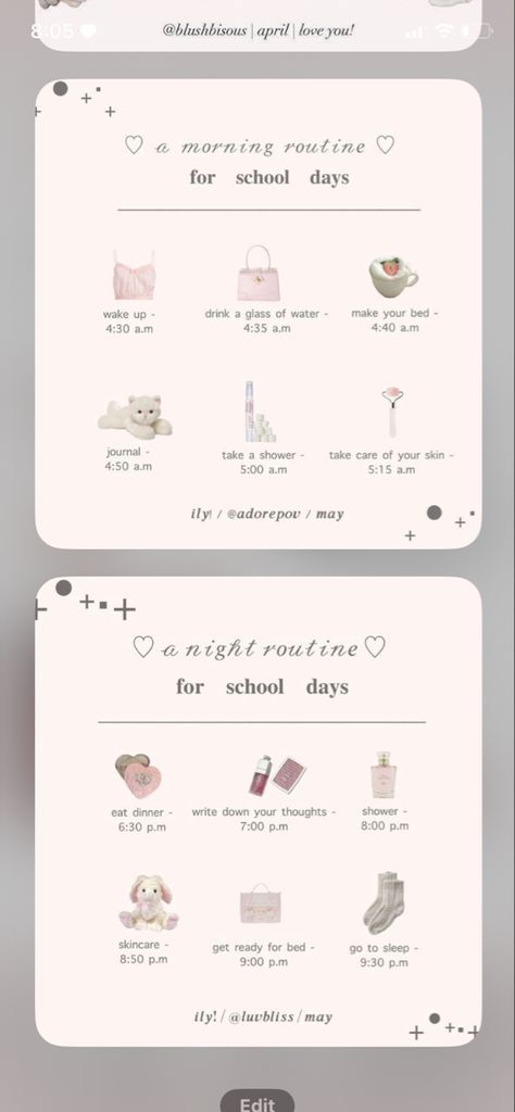 Wonyoung Aesthetic Routine, Coquette Day Routine, How To Have A Glow Up In 1 Day, Coquette Morning Routine For School, Wonyoung Daily Routine, Wonyoung Night Routine, Wonyoung Routine List, Wonyoungism After School Routine, Night Routine Notion