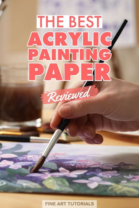 Find 10 recommendations of the best acrylic painting papers for artists. Plus, find some papers with interesting characteristics to experiment and get creative with! #acrylicpaper #acrylicpaintingpaper #acrylicpainting #acrylicpaintingsupplies #acrylicsurfaces #mixedmediapaper #acrylicpaint #acrylicart #acrylicpaintingmaterials #acrylicartist Acrylic On Paper Painting Techniques, Acrylic Paint On Paper, Acrylic On Paper, Beginner Art, Acrylic Artists, Acrylic Painting On Paper, Foil Art, Simple Acrylic Paintings, Acrylic Painting Tutorials